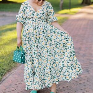 Kate Spade Daisy Bodega Midi Dress Size 12